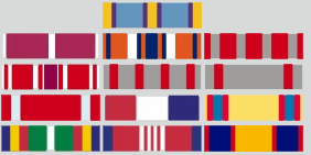 U.S. Coast Guard Auxiliary Ribbon Rack